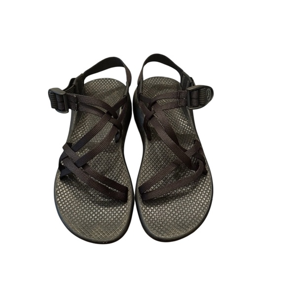 Chaco Black ZX/1 Sport Hiking Sandals - Picture 4 of 8